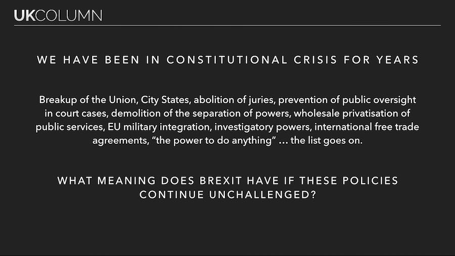 UK Column News - Constitutional Crisis On Both Sides Of The Atlantic ...